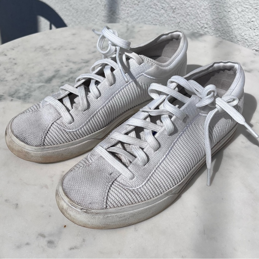 Rothy’s Original Lace Ups in Bright White!